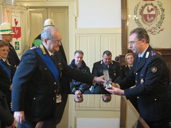 Agenti di Polizia Locale premiati a Gallarate (inserita in galleria)