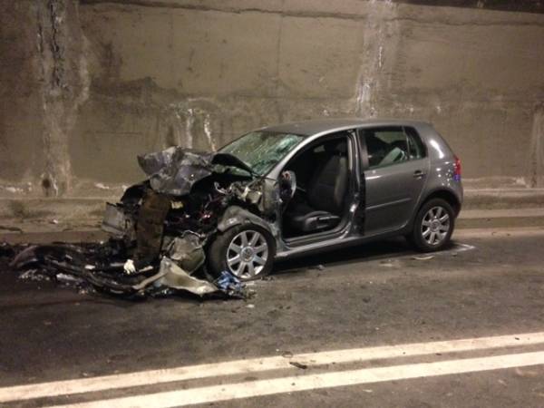 Frontale in galleria (inserita in galleria)