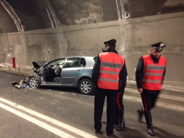 Frontale in galleria (inserita in galleria)