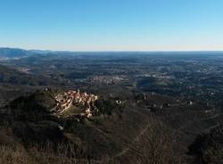 Il panorama dalla funicolare (inserita in galleria)