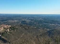 Il panorama dalla funicolare (inserita in galleria)