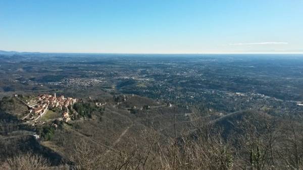 Il panorama dalla funicolare (inserita in galleria)