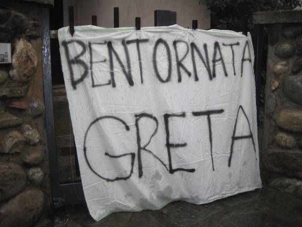 Il ritorno di Greta a Gavirate (inserita in galleria)