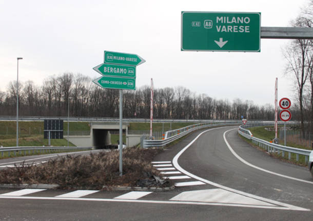 Inaugurazione del primo tratto di Pedemontana (inserita in galleria)