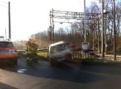Incidente al passaggio a livello di Vedano (inserita in galleria)