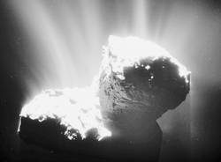 La cometa, fotografata da Rosetta (inserita in galleria)