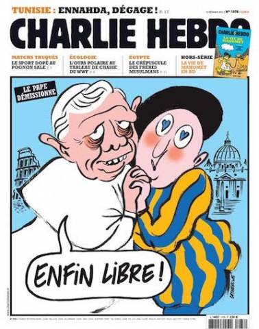 Le copertine dissacranti di Charlie Hebdo  (inserita in galleria)