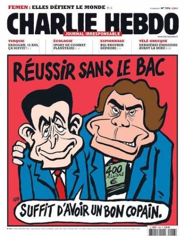 Le copertine dissacranti di Charlie Hebdo  (inserita in galleria)