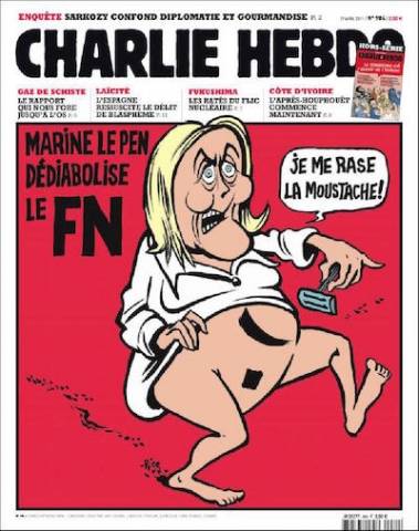 Le copertine dissacranti di Charlie Hebdo  (inserita in galleria)