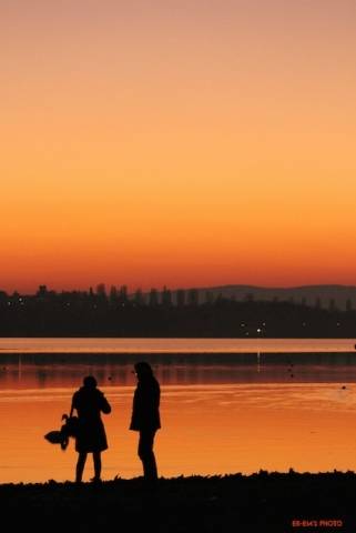 Tramonto alla Schiranna (inserita in galleria)