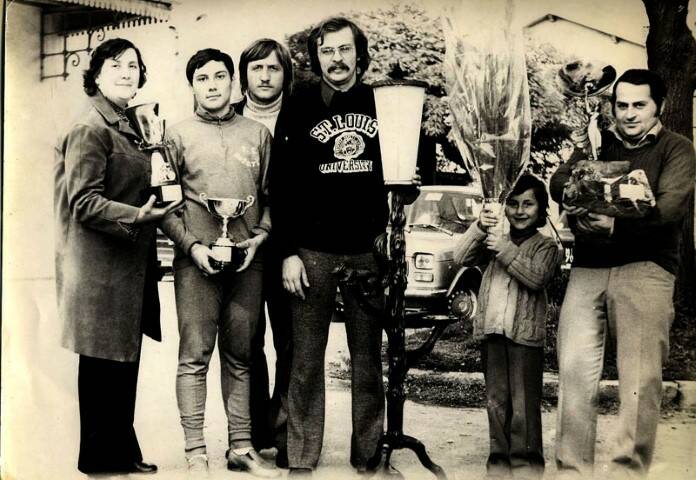 1972   la mamma   beppe Zio piso cesare Pisoni sorella di Beppe  mario Merlotti  suo direttore sportivo