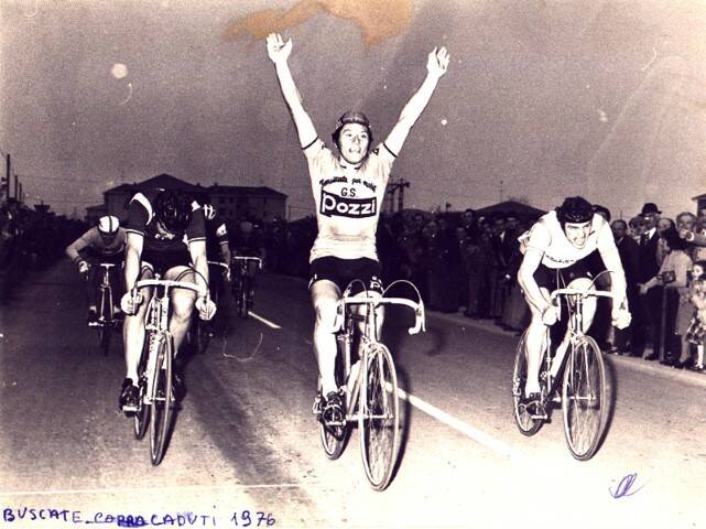 1976   Giuseppe Saronni vince Coppa Caduti a Buscate  Foto Pisoni 