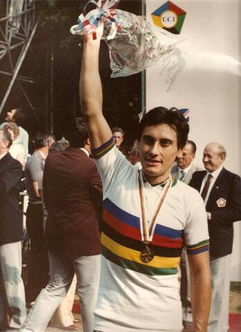 1982   Saronni neo iridato a Godwood  Foto Antonio Pisoni 