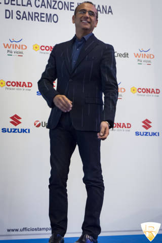 Carlo Conti, il presentatore del Festival di Sanremo  (inserita in galleria)