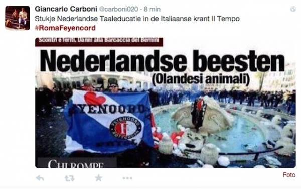 Guerra agli olanesi, a colpi di tweet (inserita in galleria)
