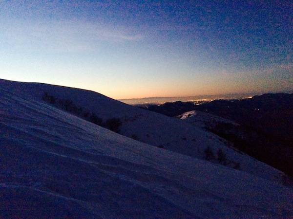 Il Monte Lema all'Alba (inserita in galleria)