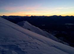 Il Monte Lema all'Alba (inserita in galleria)