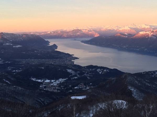 Il Monte Lema all'Alba (inserita in galleria)