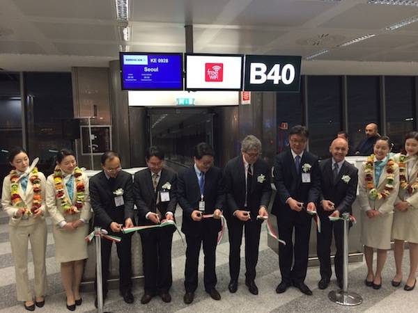 Il nuovo volo per Seul da Malpensa (inserita in galleria)