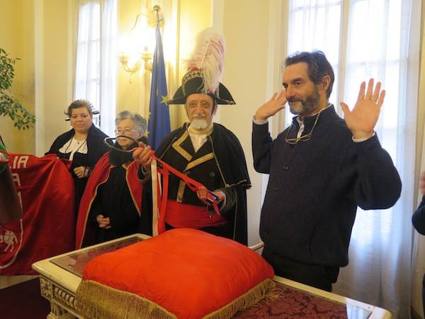 La consegna delle chiavi al Re Bosino (inserita in galleria)