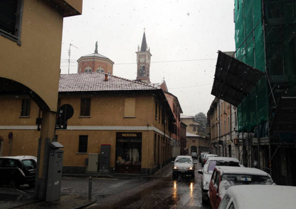 La neve a Castellanza e Legnano (inserita in galleria)