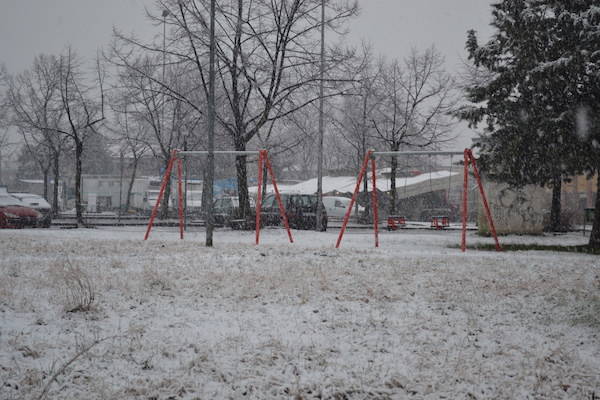 La nevicata su Busto Arsizio (inserita in galleria)