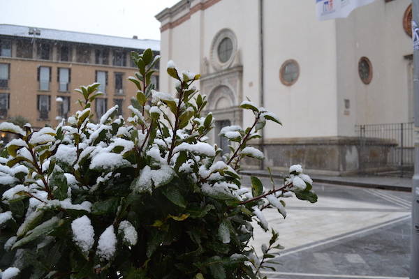 La nevicata su Busto Arsizio (inserita in galleria)