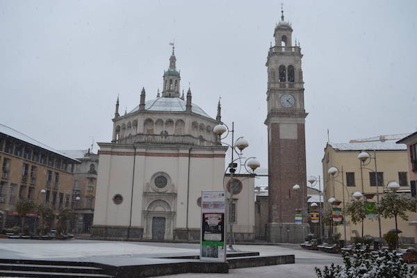 La nevicata su Busto Arsizio (inserita in galleria)