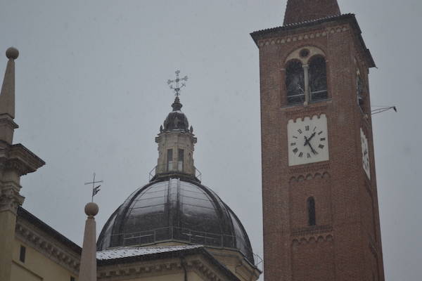 La nevicata su Busto Arsizio (inserita in galleria)