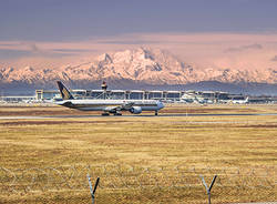 Montagne e aereo