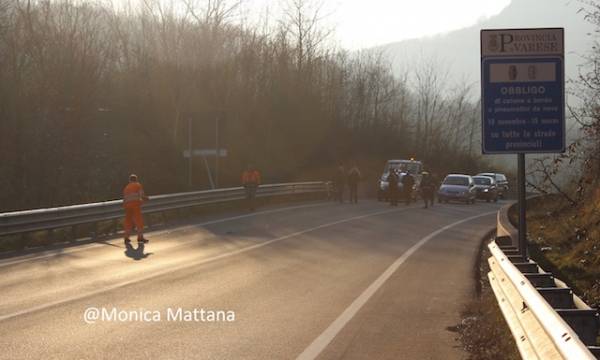 Non ce l'ha fatta il ciclista investito a Cittiglio  (inserita in galleria)