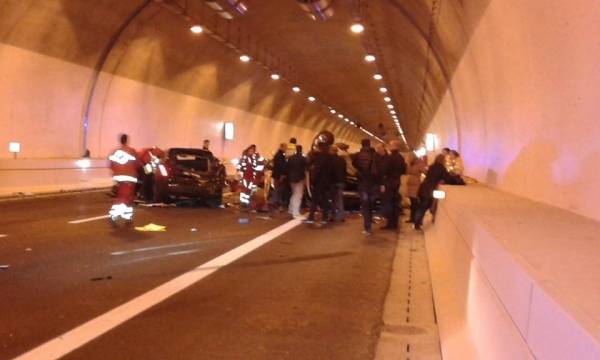 Scontro nel tunnel di Pedemontana (inserita in galleria)