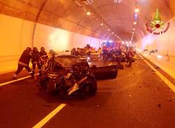 Scontro nel tunnel di Pedemontana (inserita in galleria)