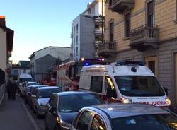 ambulanza gallarate via carducci vigili del fuoco