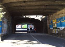 crollo ponte via gasparotto chiusa al traffico