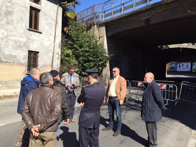 crollo ponte via gasparotto chiusa al traffico