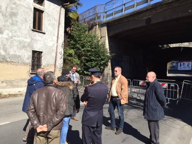crollo ponte via gasparotto chiusa al traffico