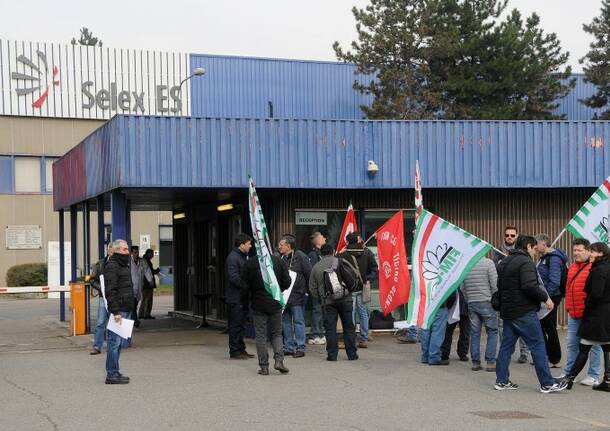 Sciopero Selex Nerviano