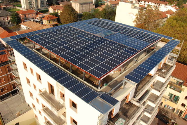 Nel centro di Tradate il palazzo a impatto zero
