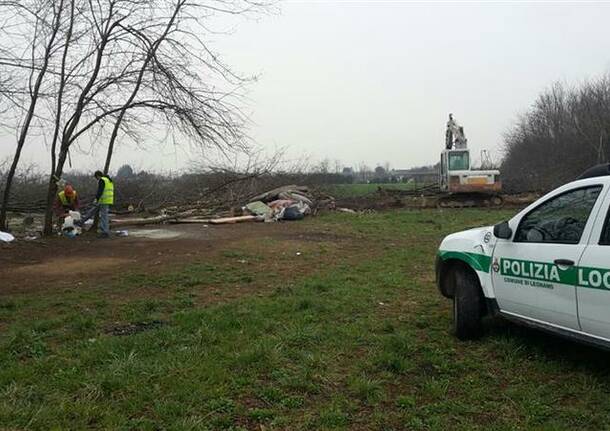 Sgomberato insediamento abusivo a San Paolo – marzo 2015