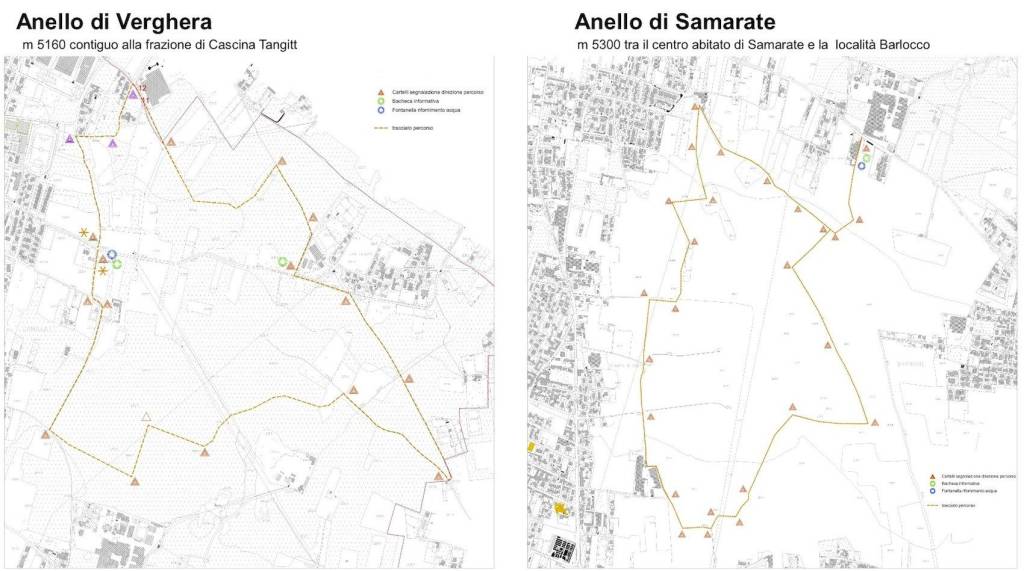 anelli di samarate podismo percorsi verghera samverga