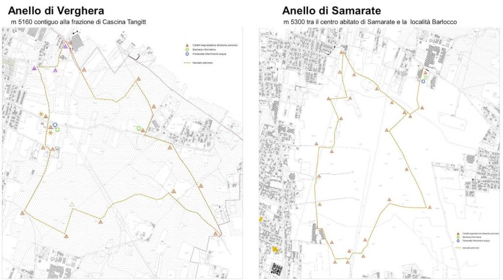 anelli di samarate podismo percorsi verghera samverga