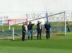 Atto vandalico allo stadio Ossola, le foto