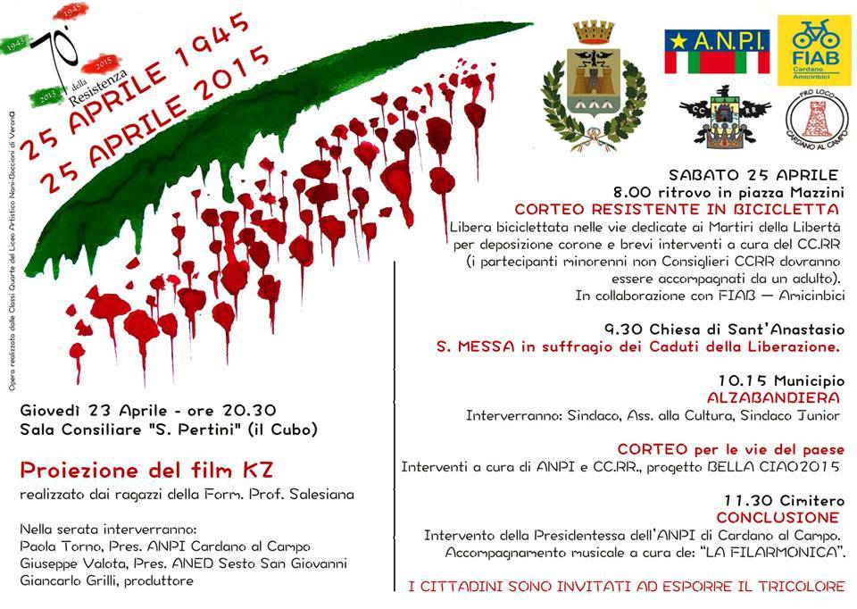 Celebrazione 70° Anniversario della Liberazione