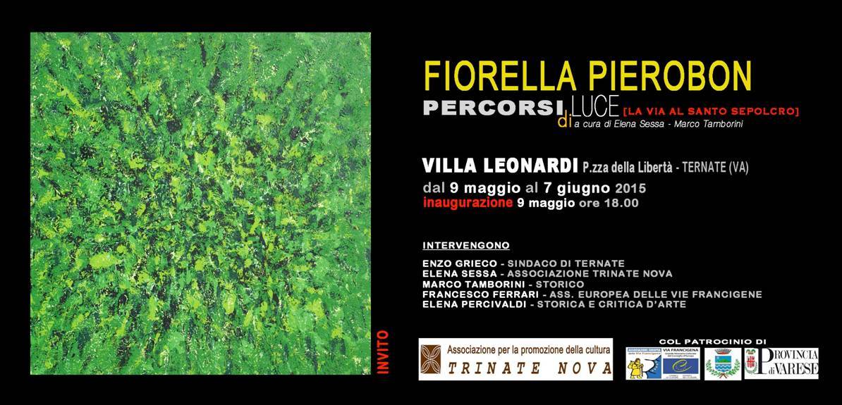 Mostra dell\'artista Fiorella Pierobon \"Percorsi di Luce\"