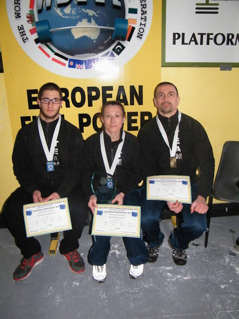 ORO ARGENTO E BRONZO AGLI EUROPEI DI POWERLIFTING PER GLI ATLETI DEL CLUB AZZURRO