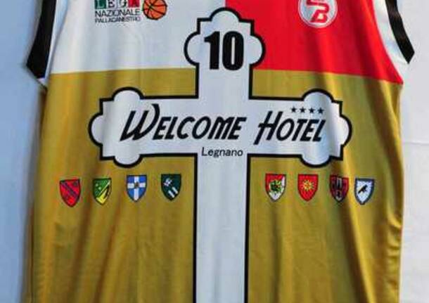 WELCOME  HOTEL: PRESENTAZIONE MAGLIA BASKET APRILE 2015