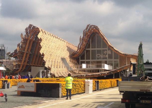Un’anteprima dei padiglioni di Expo
