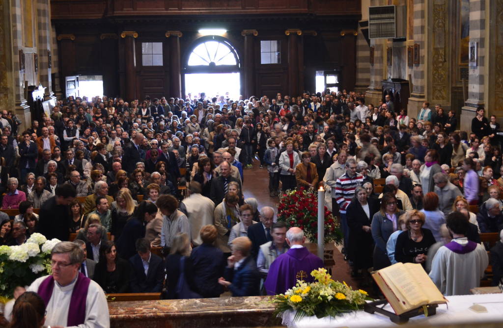 I funerali di Sabrina Manganaro