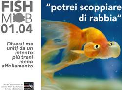 Il "Fish Mob" dei pendolari di Busto